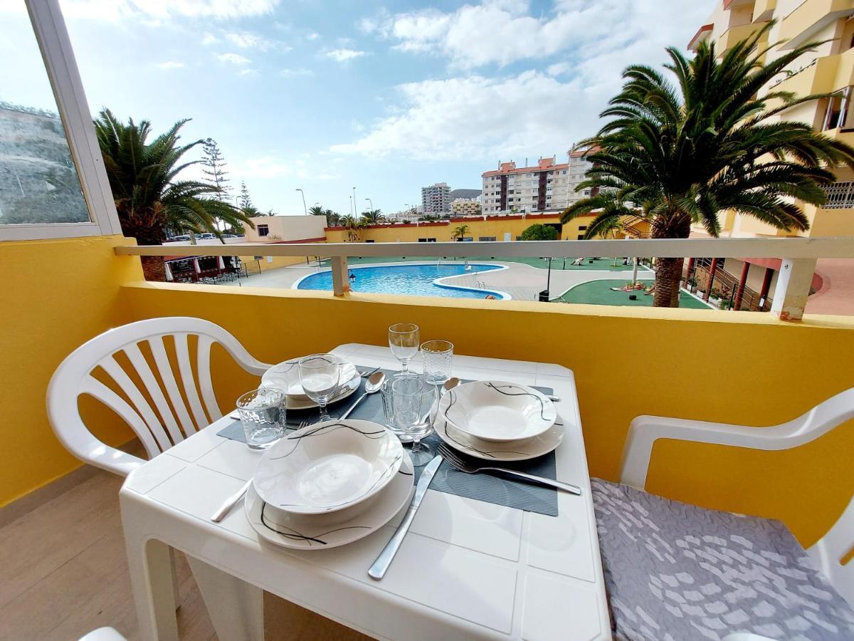 Sunny Cozy Nice Apartment Loscristianos Wifi,Pool Los Cristianos  Exterior foto